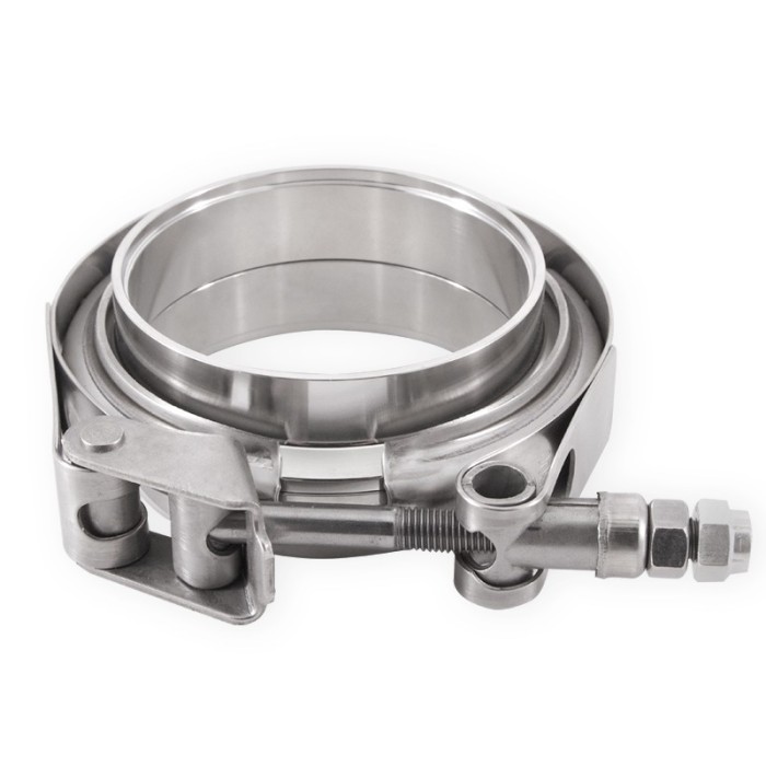 Abrazadera en V de acero inoxidable, 3" (76,2 mm)
