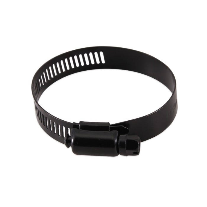 Abrazadera metálica, 1.57" - 2.52" (40 mm - 64 mm), Negro, pack de 10 unidades