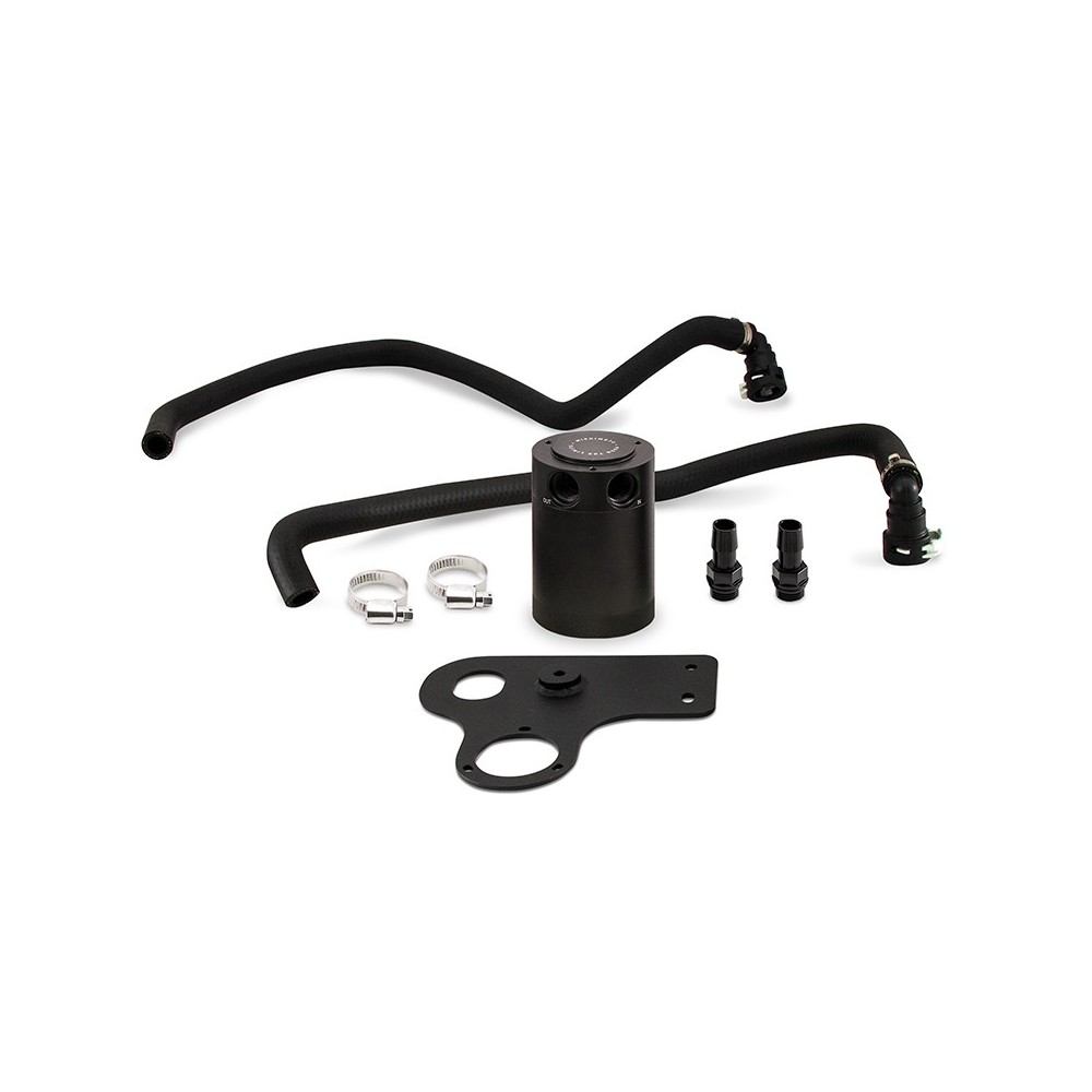Ford Mustang GT Baffled Oil Catch Can, PCV Side, 2015+ 
