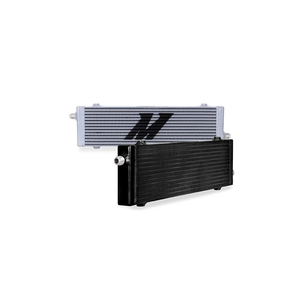 Universal Cross Flow Bar & Plate Oil Cooler, Largo, Negro