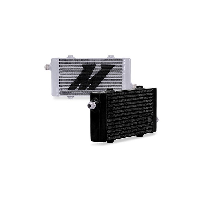 Universal Cross Flow Bar & Plate Oil Cooler, Pequeño, Negro