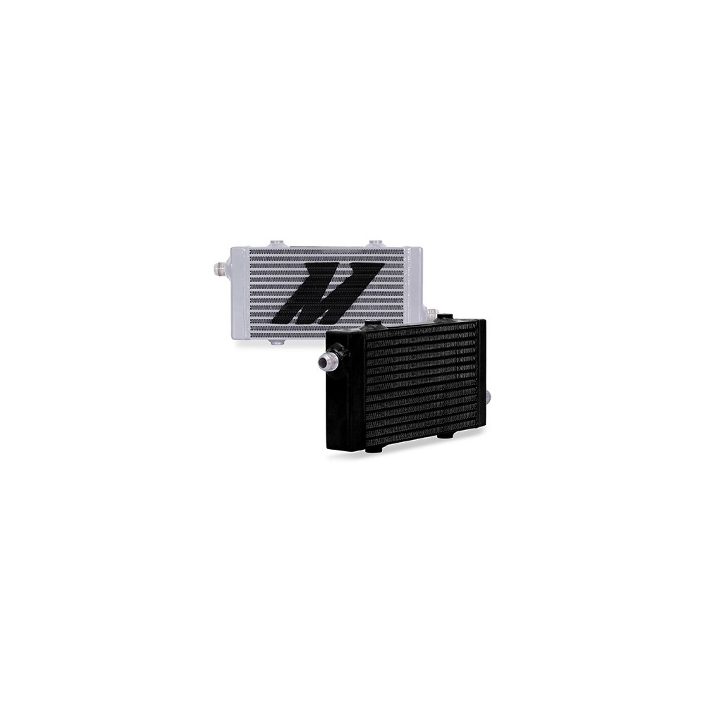 Universal Cross Flow Bar & Plate Oil Cooler, Small, Plata