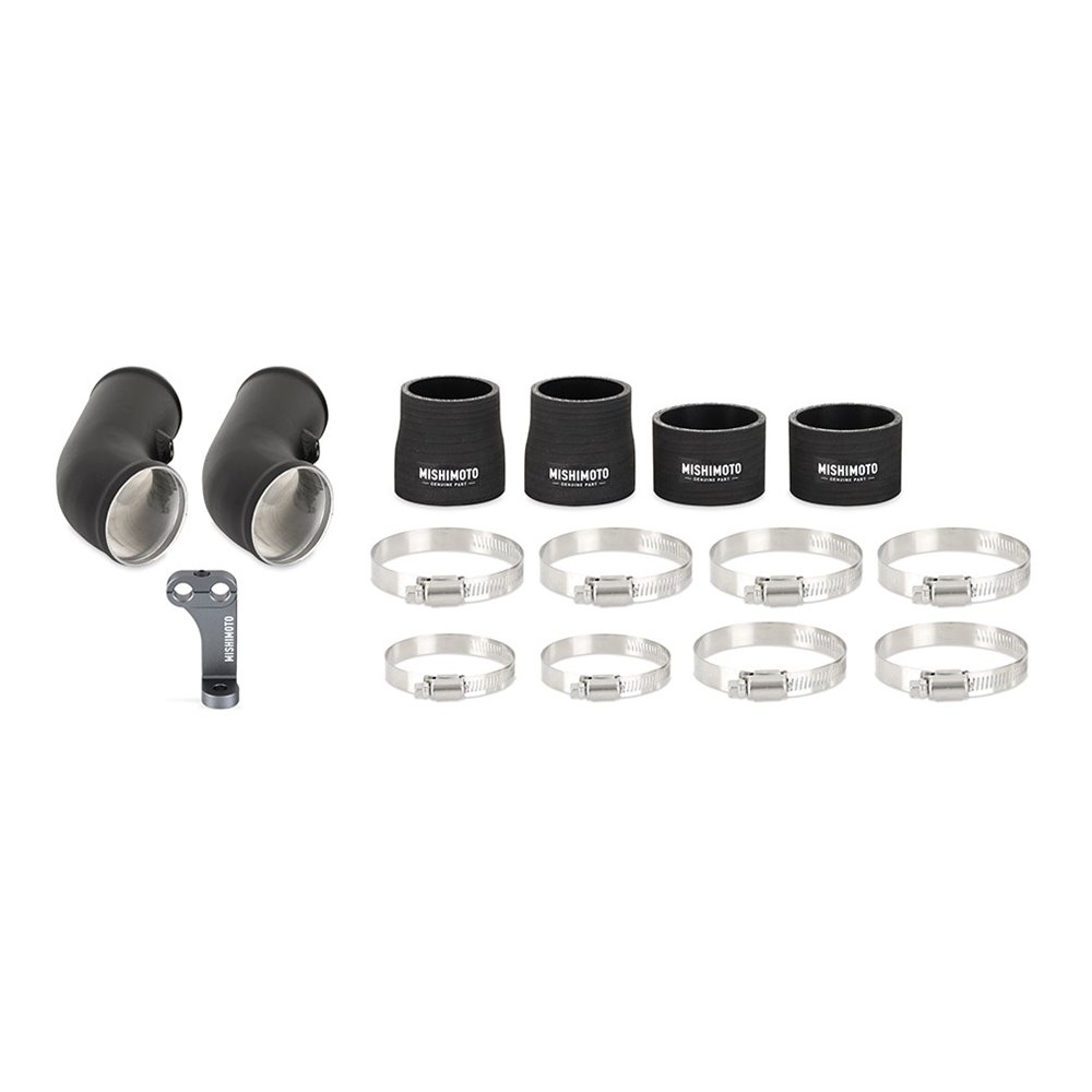 12-16 BMW F10 M5 Intercooler Pipe Kit, Micro Wrinkle Black