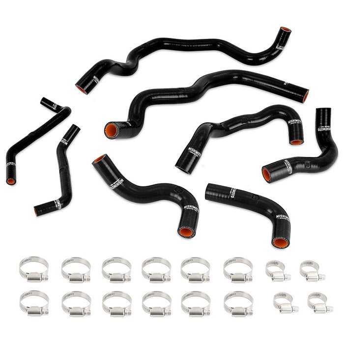 16+ Infiniti Q50/Q60 3.0T Ancillary Coolant Hose Kit, Black
