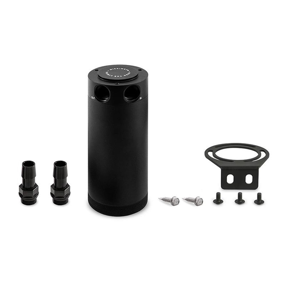 2-Port Universal XL Baffled Catch Can, Black