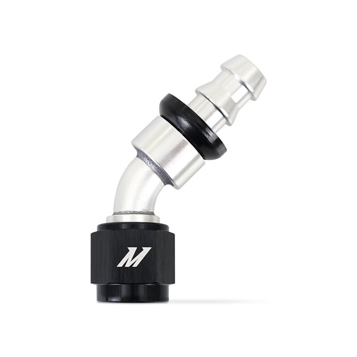 45-Degree Push Lock Fitting, -6AN
