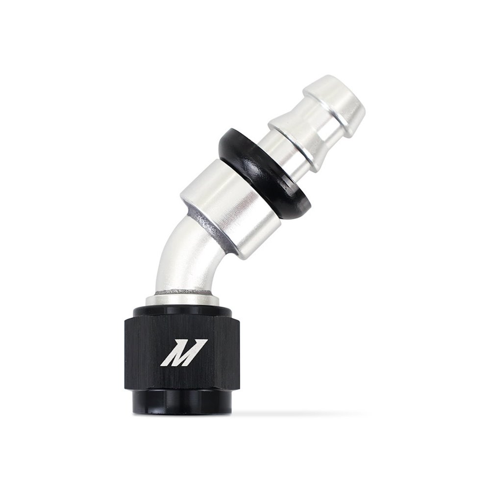 45-Degree Push Lock Fitting, -8AN