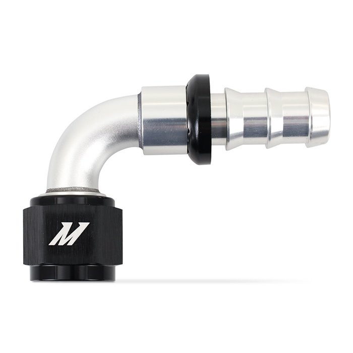 90-Degree Push Lock Fitting, -10AN