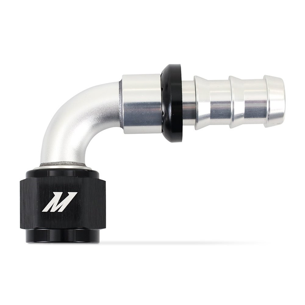 90-Degree Push Lock Fitting, -10AN