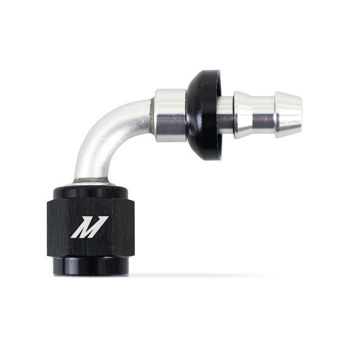 90-Degree Push Lock Fitting, -4AN