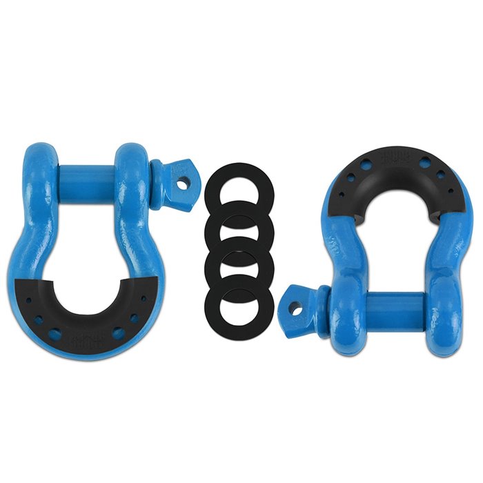 Borne D-Ring Shackle Set, Blue