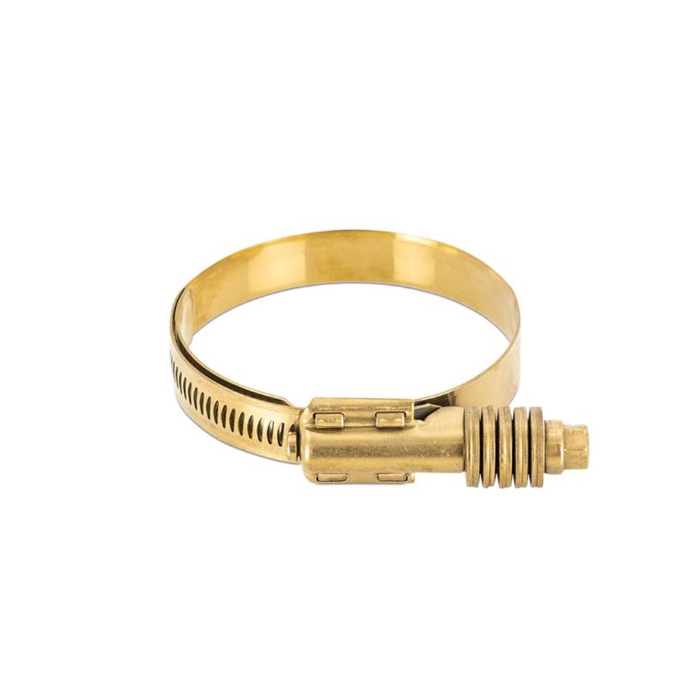 Constant Tension Worm Gear Clamp, Gold, 92mm