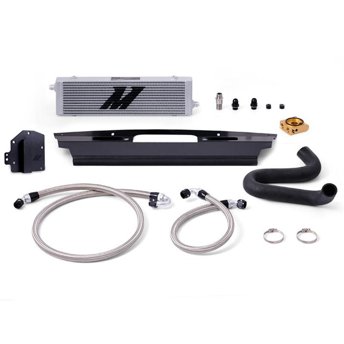 Ford Mustang GT RHD Thermostatic Oil Cooler Kit, 2015-2017, Silver