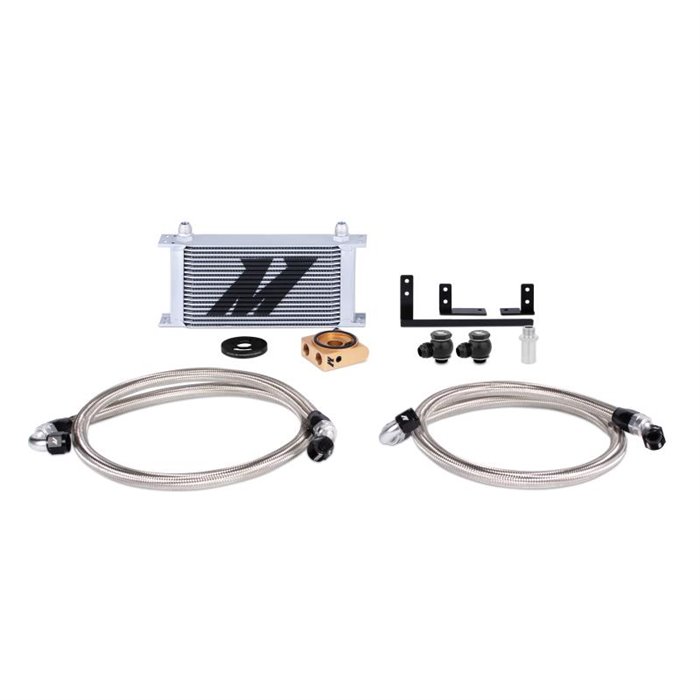 Mazda Miata Thermostatic Oil Cooler Kit, 2016+, Silver