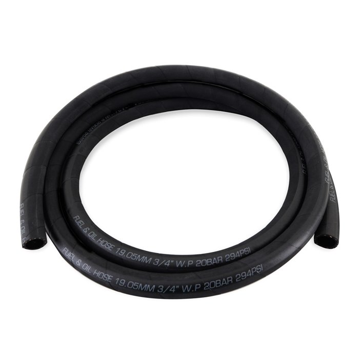 Push Lock Hose, Black, -12AN, 240" Length