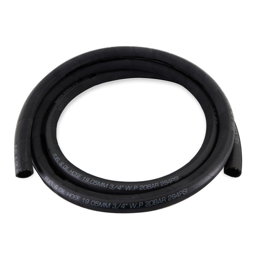 Push Lock Hose, Black, -12AN, 240" Length