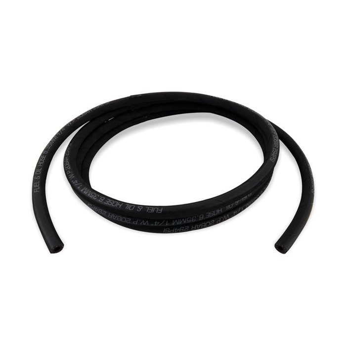 Push Lock Hose, Black, -4AN, 120" Length