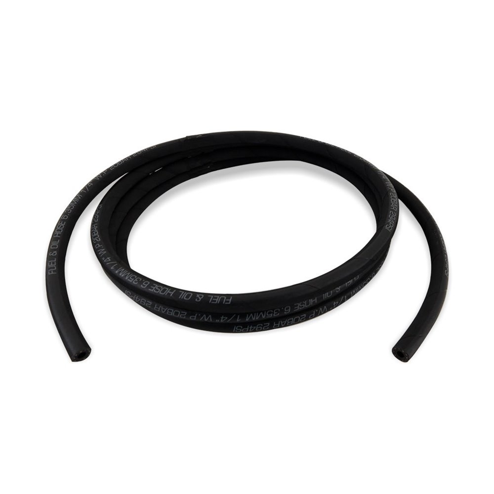Push Lock Hose, Black, -4AN, 240" Length
