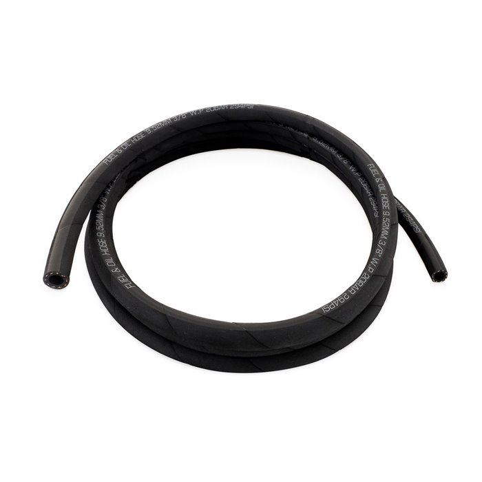 Push Lock Hose, Black, -6AN, 120" Length