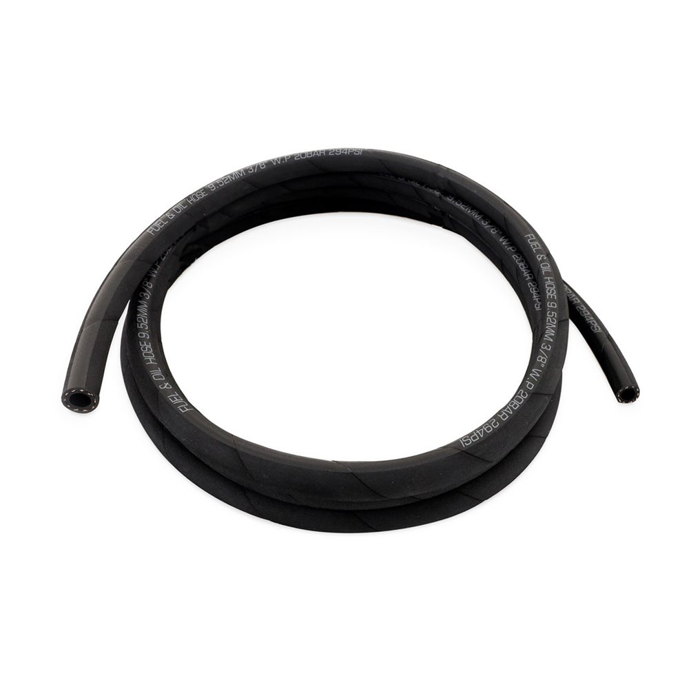 Push Lock Hose, Black, -6AN, 120" Length