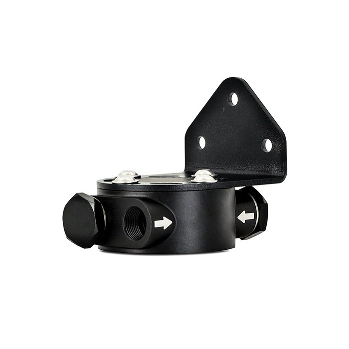 Remote Oil Filter Head, M20x1.5 Thread, Black