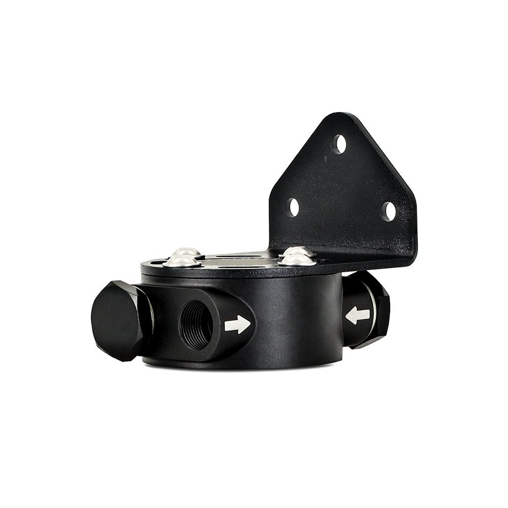 Remote Oil Filter Head, M20x1.5 Thread, Black