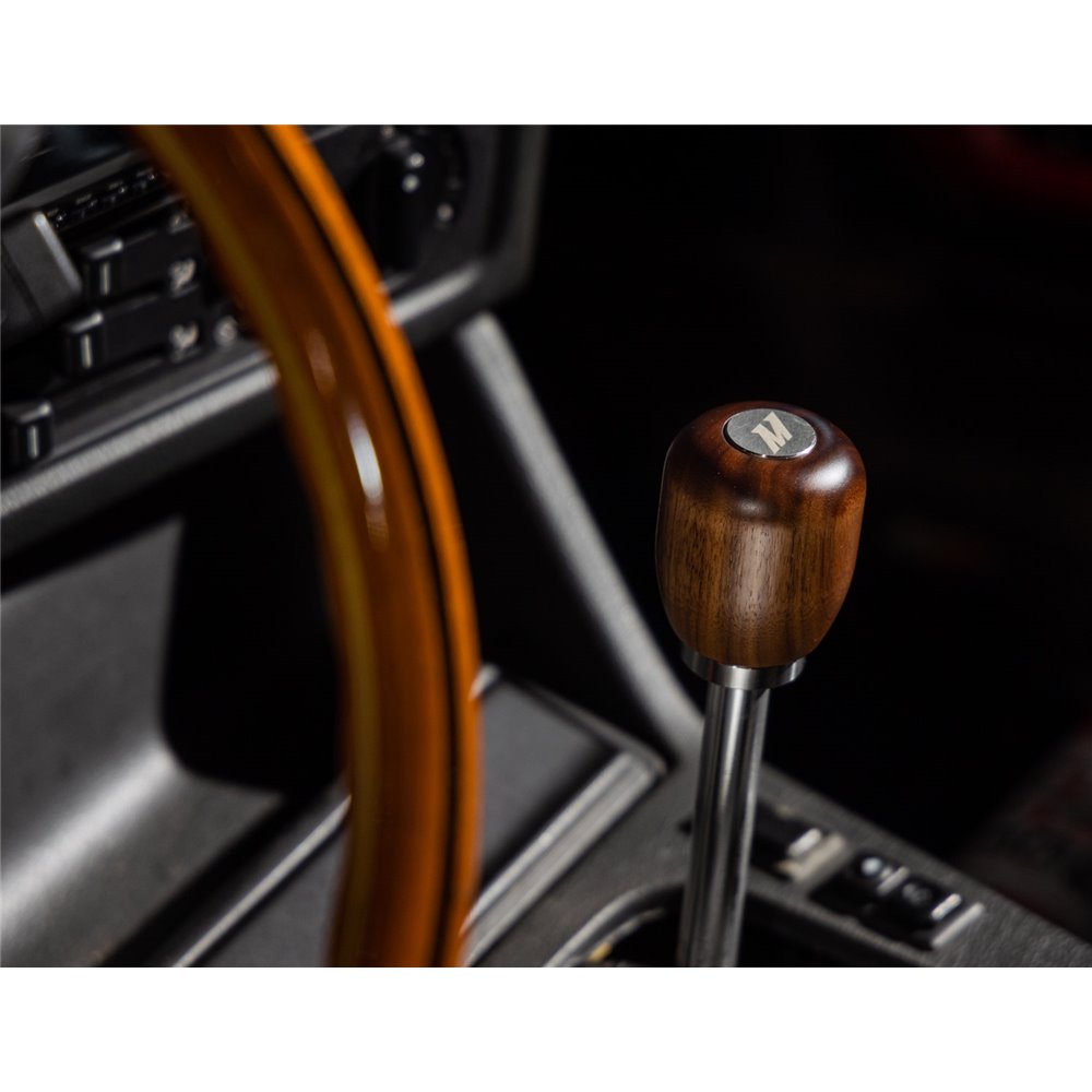 Short Steel Core Wood Shift Knob, Walnut