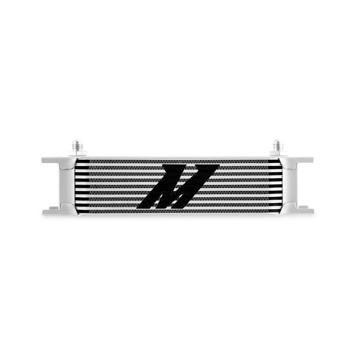 Universal -8AN 10 Row Oil Cooler, Silver