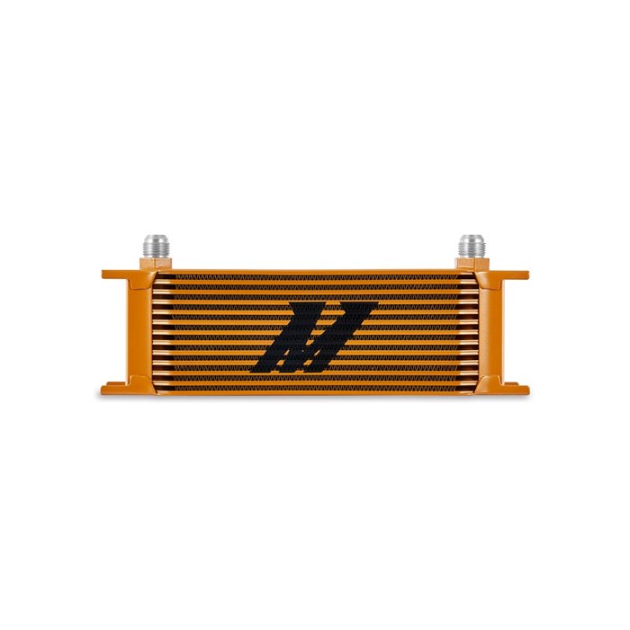 Universal 13-Row Oil Cooler, Gold