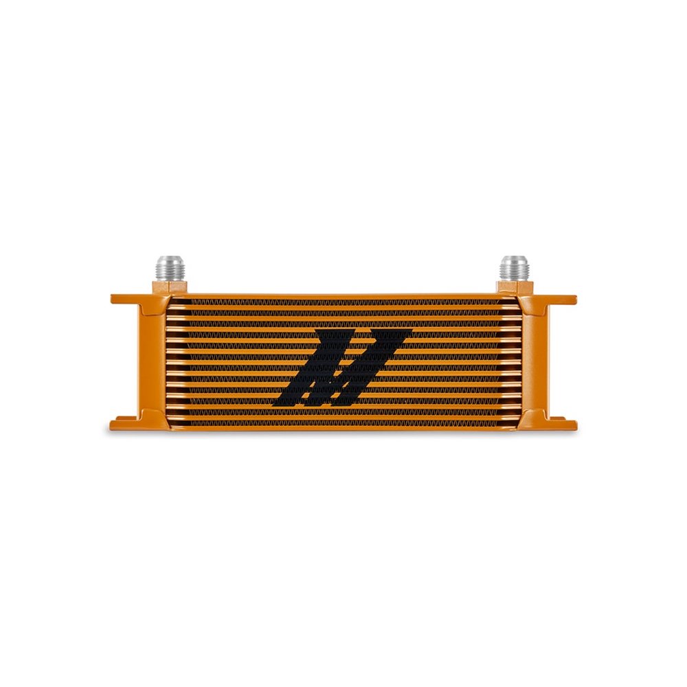Universal 13-Row Oil Cooler, Gold
