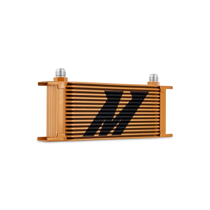 Universal 16-Row Oil Cooler, Gold