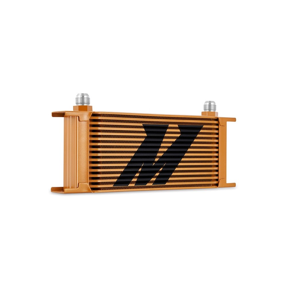 Universal 16-Row Oil Cooler, Gold