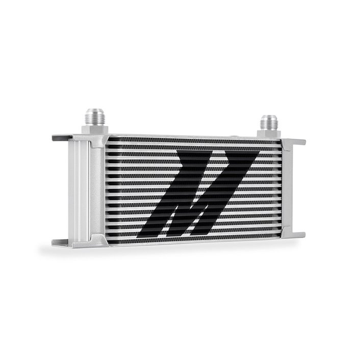 Universal 16-Row Oil Cooler, Silver