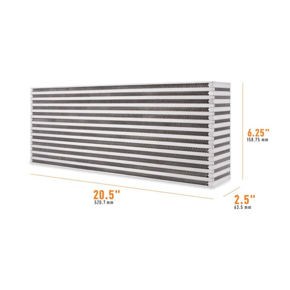 Universal Air-to-Air Race Intercooler Core, 20.50" x 6.25" x 2.50"