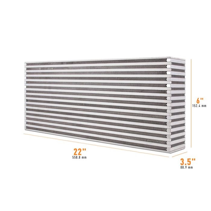 Universal Air-to-Air Race Intercooler Core, 22.00" x 6.00" x 3.50"