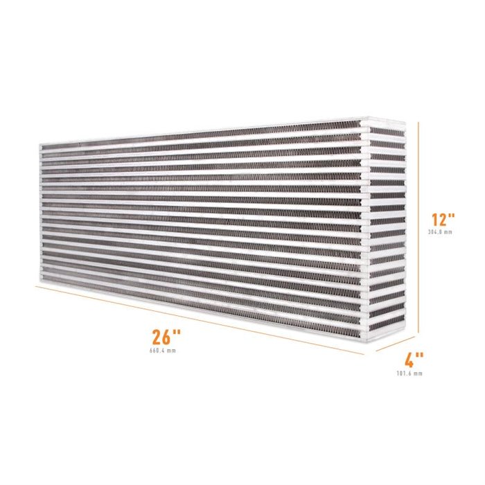 Universal Air-to-Air Race Intercooler Core, 26.00" x 12.00" x 4.00"